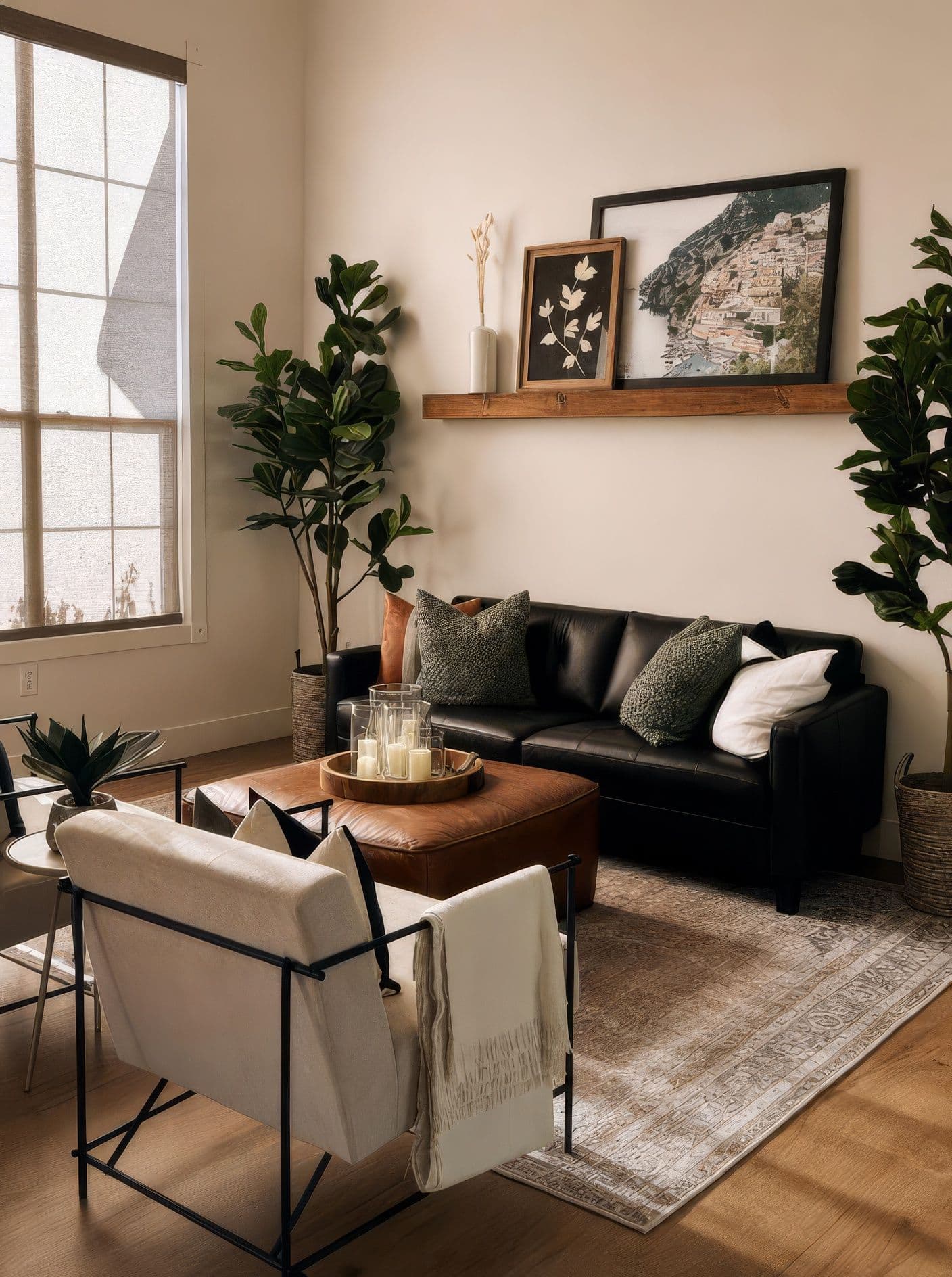 Curated, styled interior by Palm and Mountain